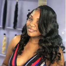 Hair By Karma Black Sew In Salon Hair Bundles Virgin Hair Hair By Karma Black Black Hair Salons Loose Hairstyles Hair Bundles