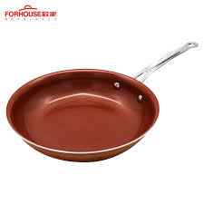 Find More Pans Information About 10 Inch Non Stick Copper Frying Pan Ceramic Coating Aluminum Pots Baking Cookin Copper Frying Pan Cooking Cake Ceramic Coating