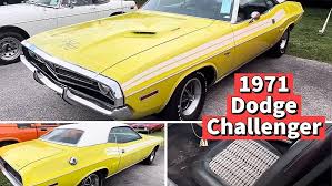 Image result for Bright Yellow 1971 Challenger