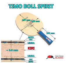 * the weight of blades differs according to condition in humidity and temperature. Butterfly Timo Boll Spirit Review Table Tennis Blades