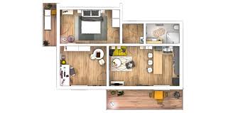 Die miete beträgt 970 euro inklusive bei einzug von 2 personen. R 3 Zimmer Wohnung Rendering Der Schlussel Zum Gluck