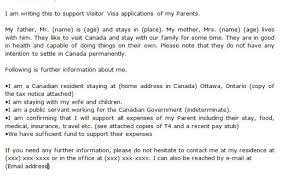 I will give a general invitation letter for tourist visa family for parents who are being invited to visit their daughter over in the united kingdom to attend a. Super Visa Invitation Letter Sample Canada Sample Letter Cute766