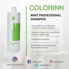 Colorinn Professional Mint Shampoo Tum Sac Tipleri Ve Sac Derisi Icin Mentollu Canlandirici Sampuan Dengeli Ph Degeri Sac Ve Sacli Deride P Sampuan Cil Deri