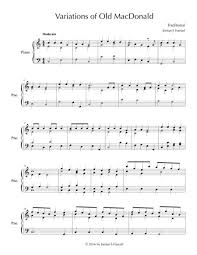 Try flowkey, the fun interactive tool that works with any piano or keyboard: Old Macdonald Had A Farm Variations By Traditional Digital Sheet Music For Download Print S0 147209 Sheet Music Plus
