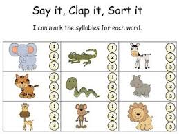 Say It Clap It Sort It Animal Syllables Syllable Zoo Animals Animals