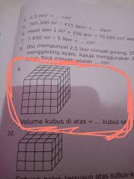 Volume balok r v = r x r x r r r p v = p x l x t l t latihan ulangan a. Tolong Ya Kak Mencari Volume Kubus Satuan Brainly Co Id