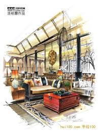 Interior Design Rendering Sketch Marker Rendering Unknown Designer À¸à¸²à¸£à¸­à¸­à¸à¹à¸šà¸šà¸ à¸²à¸¢à¹ƒà¸™ À¸ªà¸–à¸²à¸› À¸•à¸¢à¸à¸£à¸£à¸¡à¸ à¸²à¸¢à¹ƒà¸™ À¸ªà¸–à¸²à¸›à¸™ À¸