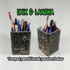 Pujo Sunarsono Di Instagram Tempat Pensil Kotak Paralon Bakar Hanya Rp 20 000 Bh Bahan Pvc Paralon Handmade Dimensi Pxlxt 8x7 5x11 Cm Lapisan Dalam Cat Puti