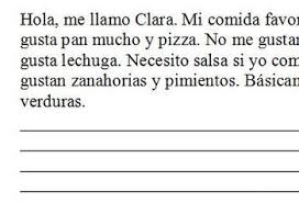 Food Translations Spanish Middle School Reading Interactive Student Notebooks Teaching