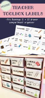 Freebie Teacher Toolbox Labels Fits Bunnings Organiser Teacher Toolbox Labels Teacher Toolbox Teacher Toolbox Organizer