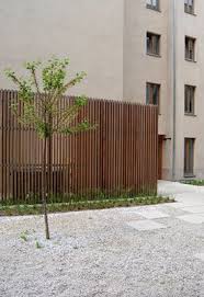 Timber Slat Fence Holzsichtschutz Sichtschutzwand Garten Tor Design