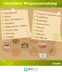 Checkliste Zur Erstausstattung Fur Welpen Futalis De Welpen Hunde Checkliste
