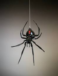 Art Glass Black Widow Spider Etsy Black Widow Spider Widow Spider Spider Art