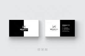 Black And White Business Card Design Minimal Black White Business Card Design In 2020 Minimal Business Card White Business Card White Business Card Design