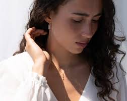 Kaya-ketting, lariatketting, gepersonaliseerd cadeau, cadeau voor haar,  gepersonaliseerde sieraden, cadeau voor haar, cadeau bruidsmeisje, cadeau  voor vrouwen