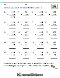 2 digit addition without regrouping pdf worksheet with this cute monsters. 3 Digit Addition No Regrouping Worksheets