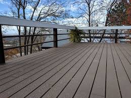 Maybe you would like to learn more about one of these? Salt Lake City Trex Select Saddle Deck With Custom Horizontal Railing Fence Deck Supply
