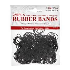 Donna Rubber Bands Black 250 Bands Prices Shop Deals Online Pricecheck
