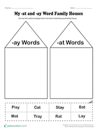 browse printable long vowel word family worksheets education com
