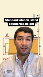 Standard Countertop Height for Kitchen Island Explained