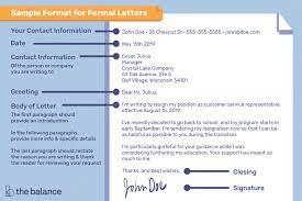 When we talk about format of the letter, it means that your message must be in coherence and not begin or end abruptly. Letter Format Example And Writing Tips