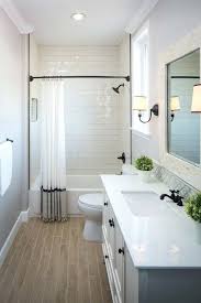 Modern Small Bathroom Ideas With Tub Upstairs Guest Bath White Is Simple And Cla 201 Small Bathroom Makeover Bathroom Tub Shower Combo Bathroom Remodel Master