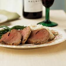 Loved the simplicity of the herb crust! Horseradish And Herb Crusted Beef Tenderloin Recipe Myrecipes