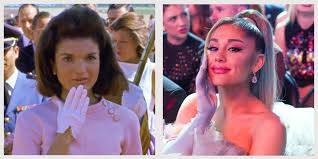 On february 9, jackie chan appeared on shandong satellite television's spring festival program, singing. Ariana Grande S Take On Jackie Kennedy In Her Positions Video Analyzed