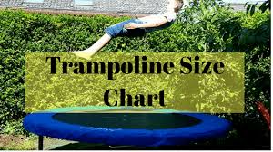 trampoline size chart chooserly