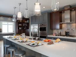 Mid Century Modern Kitchen With Thick Quartz Counters Mid Century Modern Kitchen Modern Kitchen Contemporary Kitchen