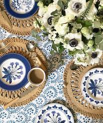 Julia Amory India Amory On Instagram Always Blue Fleur Provencale Table Setting Inspiration Luxury Table Serveware Set