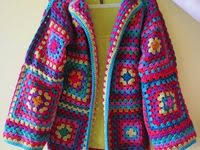Grany Square Sweaterponcho Oversized Hoodie Unique Gift Etsy In 2020 Crochet Coat Crochet Sweater Crochet