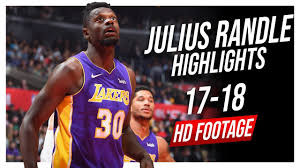 Julius randle is a laker. Lakers Pf Julius Randle 2017 2018 Season Highlights á´´á´° Youtube