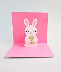 Kids will love coloring and arranging the shapes to put their easter bunny cards together. Pop Up Bunny Easter Card Cute Easter Craft For Kids With Free Printable