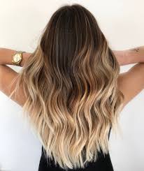 Bronde Ombre Balayage Long Hair Sari Balyaj Yeni Sac Sac