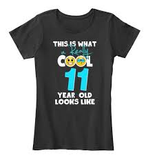 Birthday Outfits For 11 Year Olds Girls Emoji Birthday For 11 Year Old T Shirt Black Women S T Shirt Front Emoji Birthday Birthday Boy Shirts Emoji Birthday Shirt