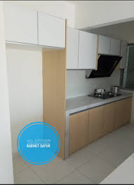 Table top konkrit kemasan mozek 2 kaki. All Kitchen Kabinet Dapur