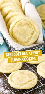Best Soft And Chewy Sugar Cookies In 2020 Chewy Sugar Cookie Recipe Sugar Cookie Recipe Easy Chewy Sugar Cookies