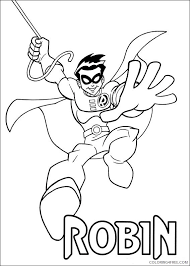 Print and download your favorite coloring pages to color for hours! Robin Coloring Pages And Batman Coloring4free Coloring4free Com