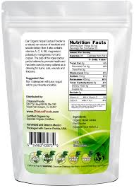 People can use nopal cactus in a variety of sweet and savory dishes and drinks. Organic Nopal Cactus Powder From Pure Raw Fresh Non Gmo Cactus