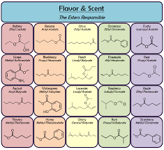Molecules That Are Responsible For Unique Flavor And Scent Of Certain Fruits Chemistry Experiments Organic Chemistry Teaching Chemistry