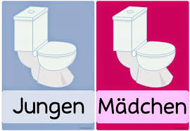 Satin version und black version. Ideenreise Blog Toilettenschilder