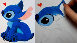 Coloriage dessin stitch mignon facile dessin gratuit à imprimer. Stich Tete De Stitch Dessin Facile