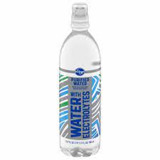 Kroger Purified Water Plus Electrolytes 23 7 Fl Oz Food 4 Less