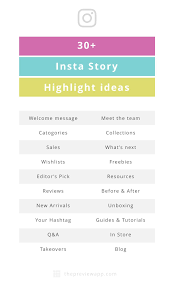 30 Insta Story Highlight Ideas For Your Business Insta Story Instagram Algorithm Story Highlights