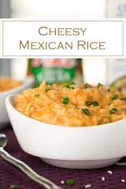 Cheesy Mexican Rice Is An Easy Side Dish To Prepare Mexican Texmex Sidedish Mexican Rice Recipes Cheesy Mexican Rice Rice Side Dishes