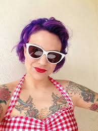 Gertie's New Blog for Better Sewing: Palm Springs, Purple Hair