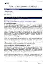 Restauro architettonico e culture del patrimonio