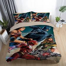 Garden and sets bikes rideons scooters pretend play swing sets suede bedding sets at the idea of themes from kmart. Justice League Wonder Woman Superman Batman The Flash Aquaman 24 Duve Bedding Picky