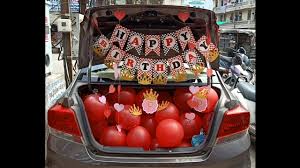 Surprise Birthday Decoration Car Compartment Jmdeventsgwl Youtube Surprise Birthday Decorations Birthday Surprise Birthday Morning Surprise